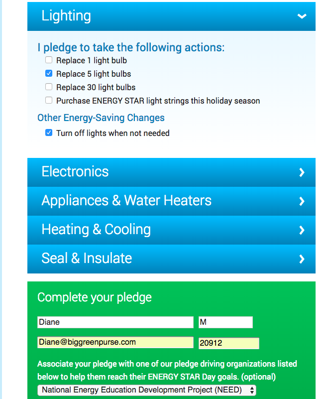 ENERGY STAR certified LED bulbs