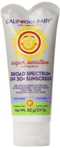 California Baby sunscreen